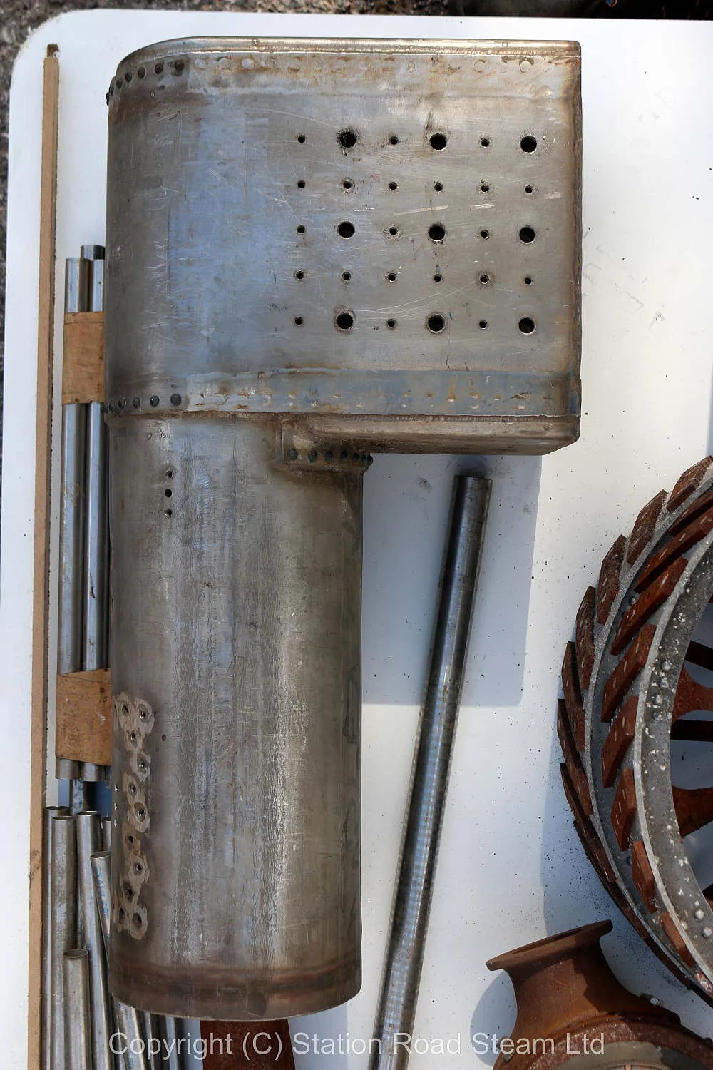 3 inch scale Burrell traction engine parts & boiler