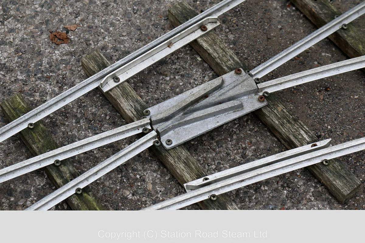Five 5 inch gauge turnouts