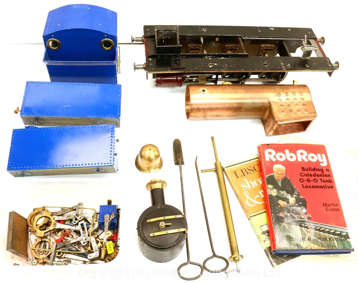 3 1/2 inch gauge part-built "Rob Roy" 0-6-0T, new CE-marked boiler