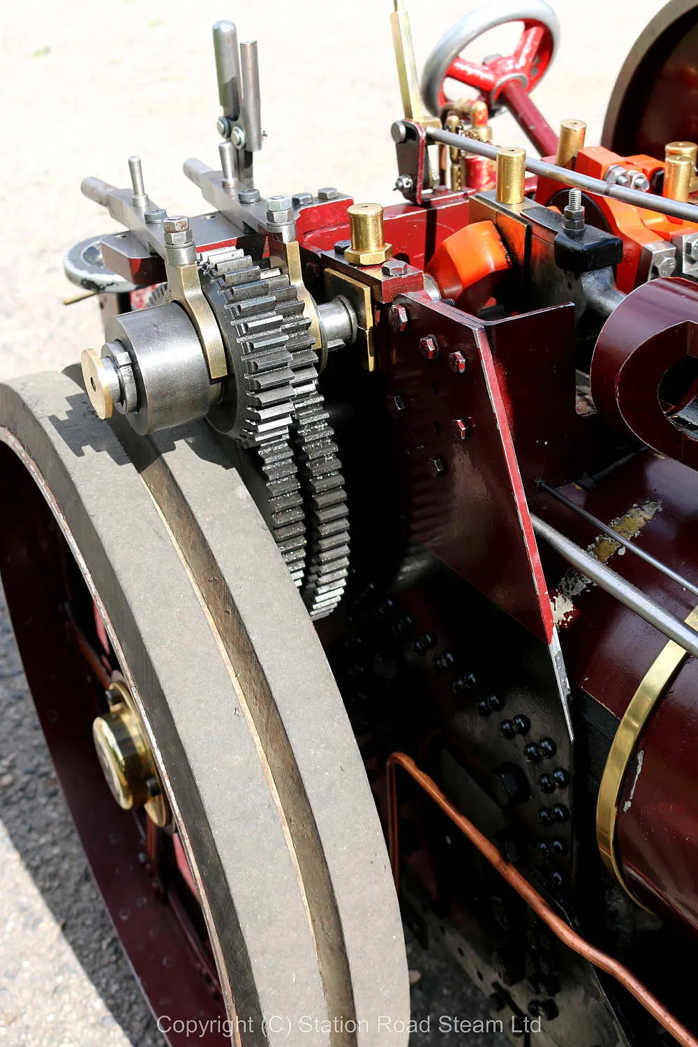 4 inch scale Ruston SD steam tractor