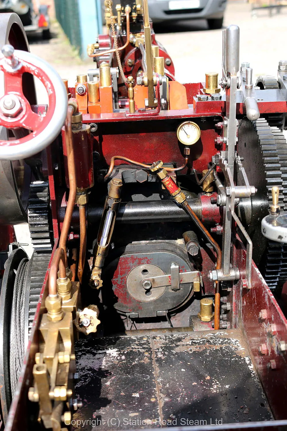 4 inch scale Ruston SD steam tractor