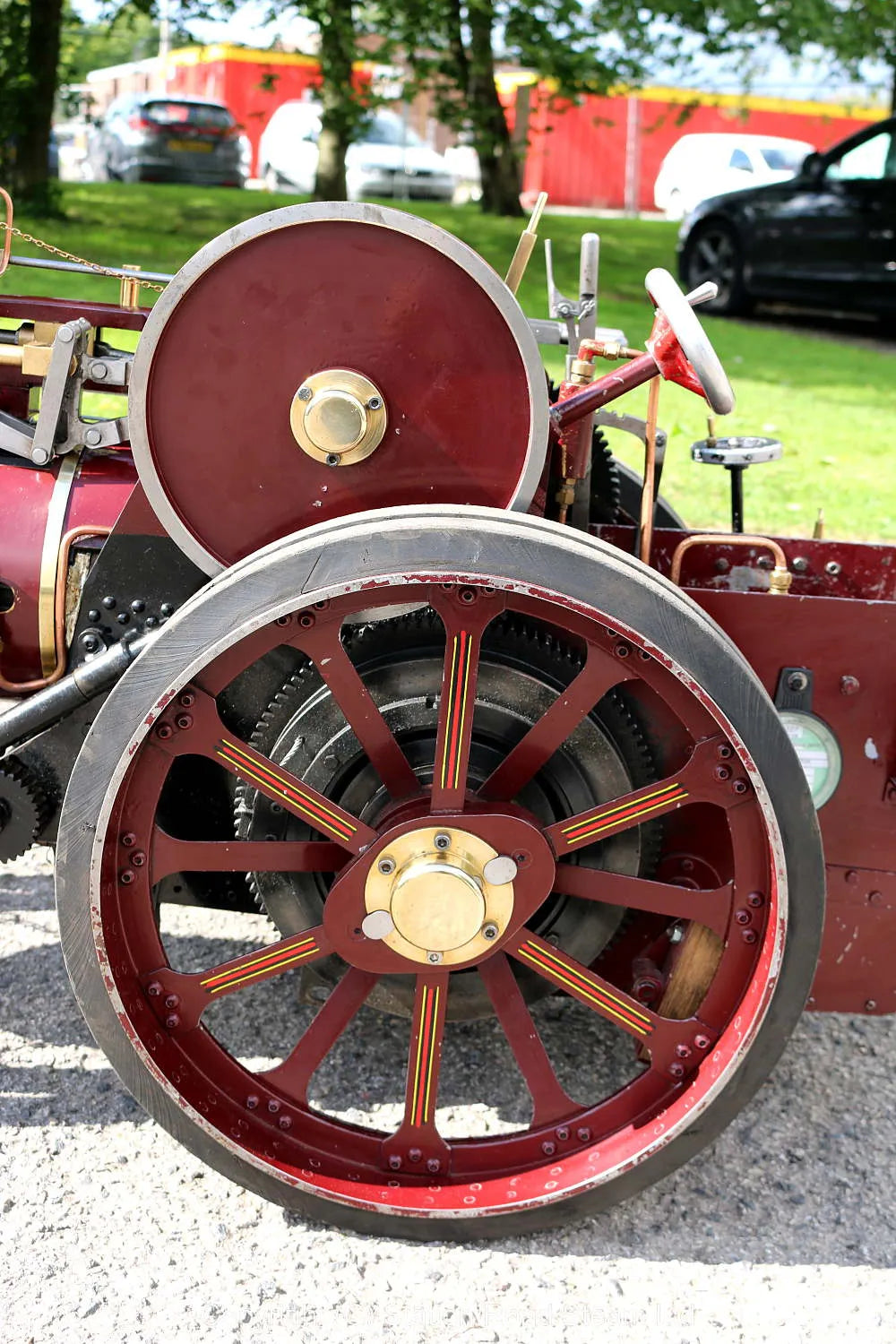 4 inch scale Ruston SD steam tractor