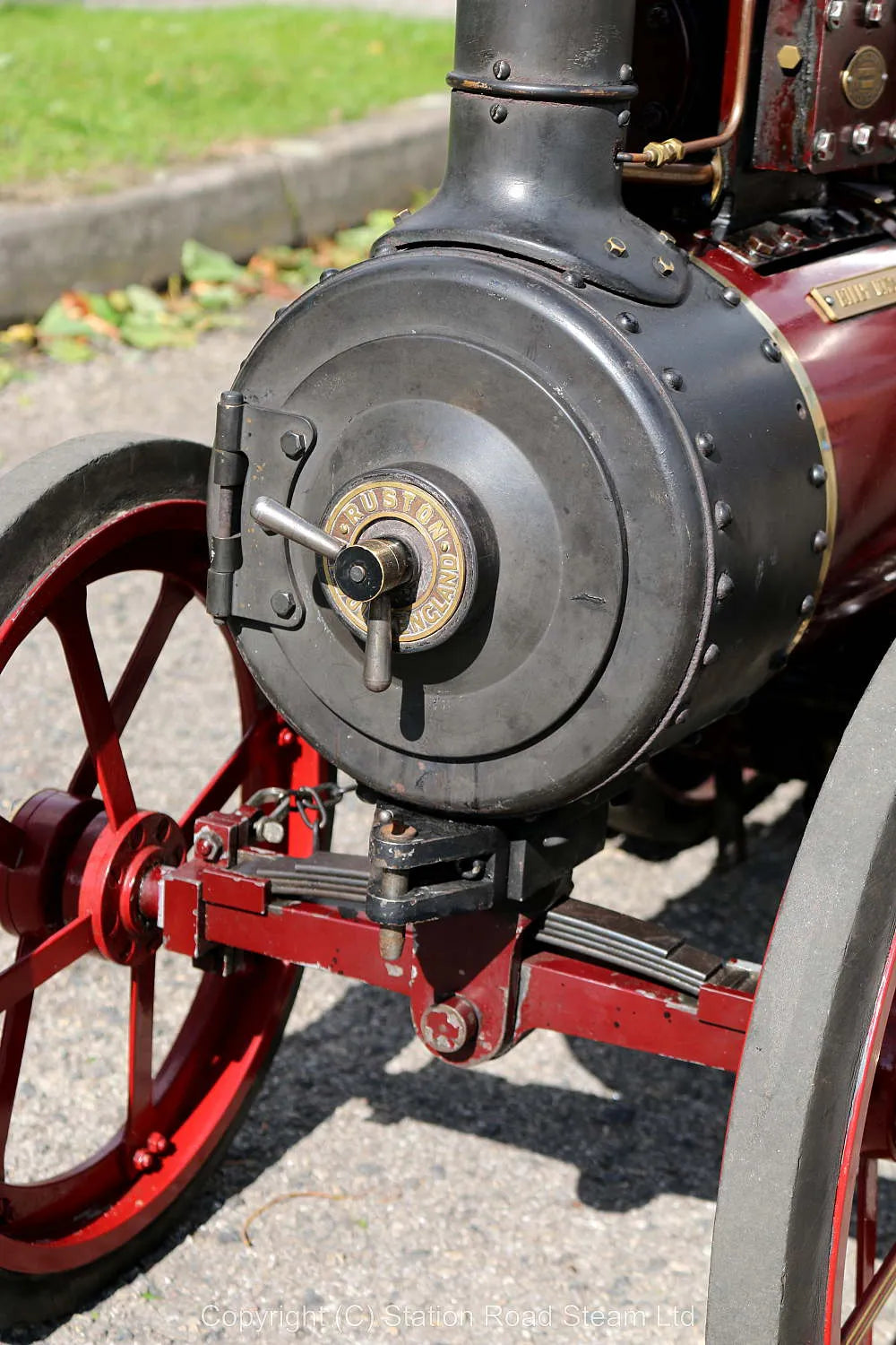 4 inch scale Ruston SD steam tractor
