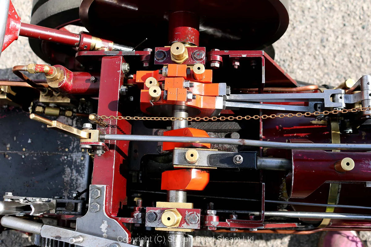 4 inch scale Ruston SD steam tractor