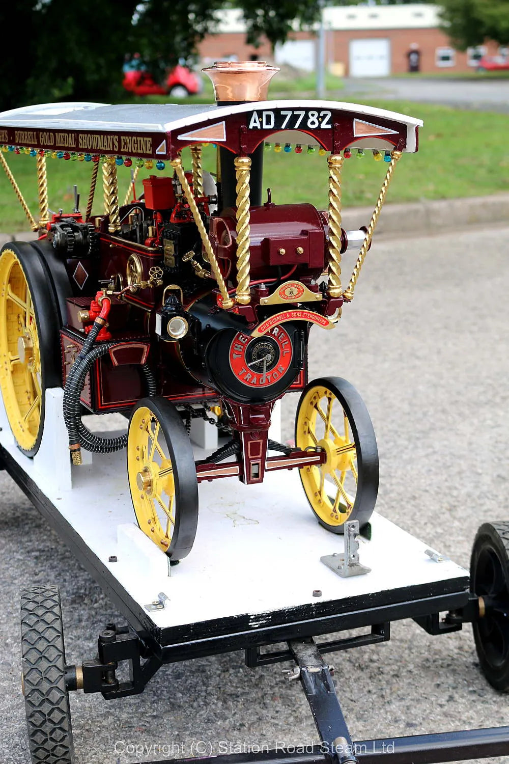 2 inch scale Burrell Gold Medal Showmans tractor