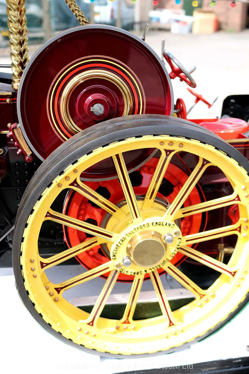 2 inch scale Burrell Gold Medal Showmans tractor