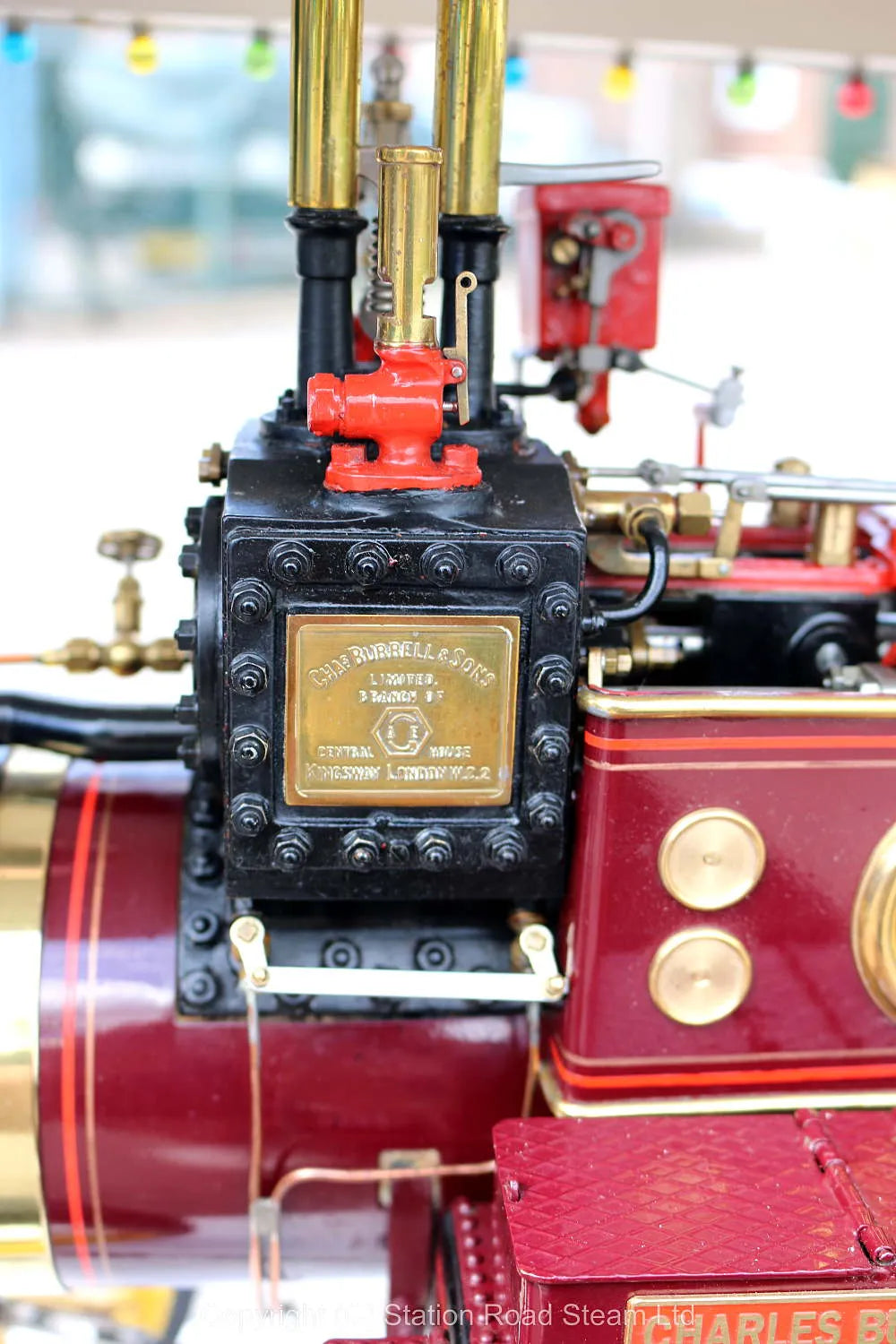 2 inch scale Burrell Gold Medal Showmans tractor
