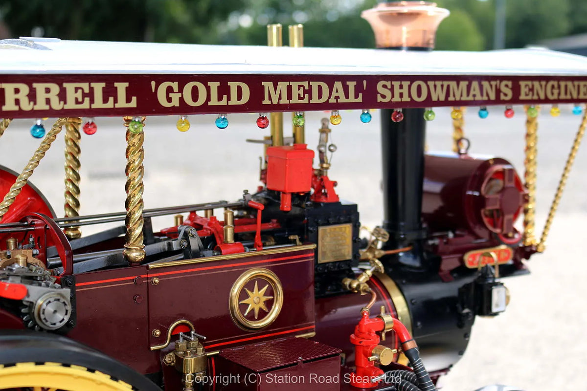 2 inch scale Burrell Gold Medal Showmans tractor