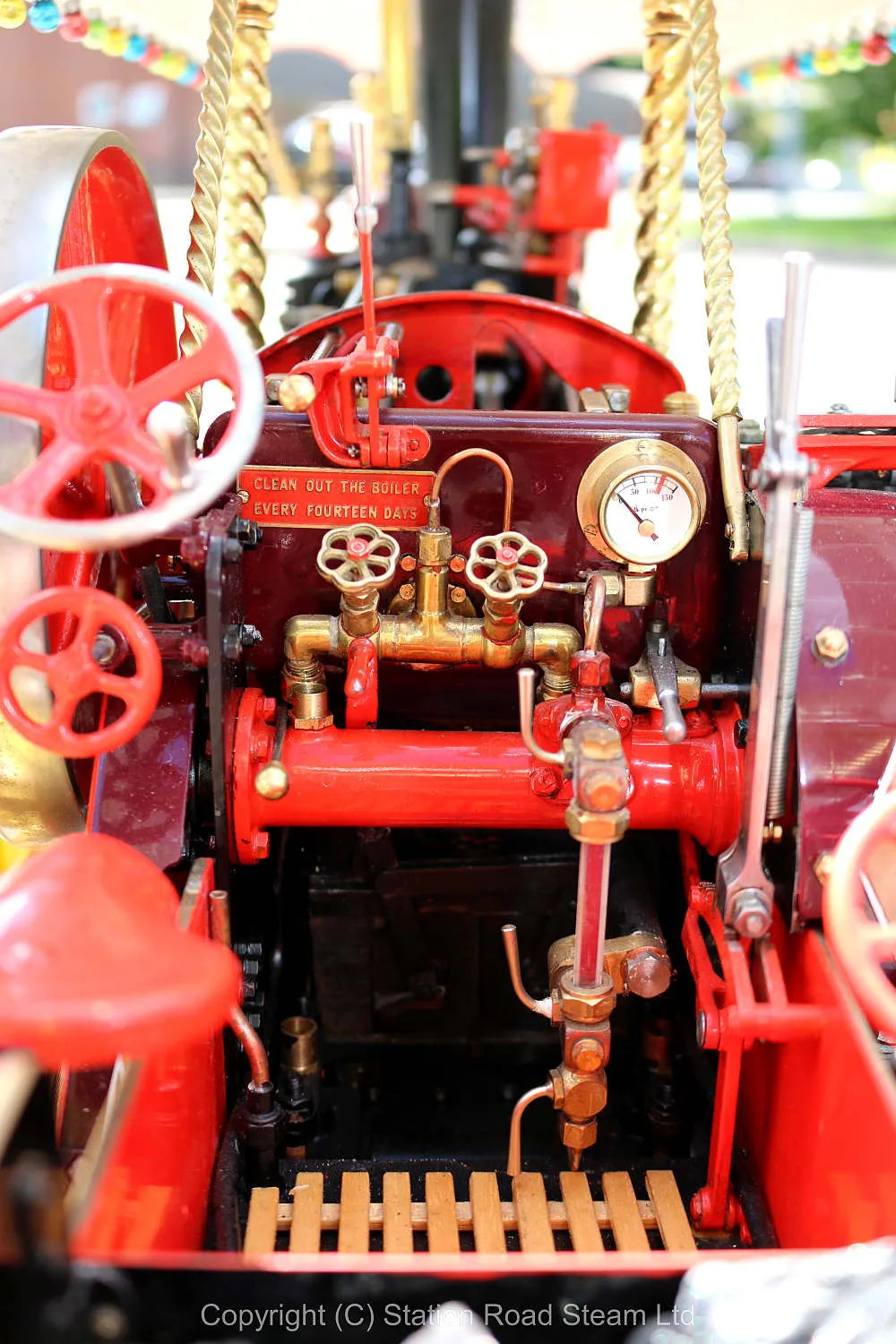 2 inch scale Burrell Gold Medal Showmans tractor