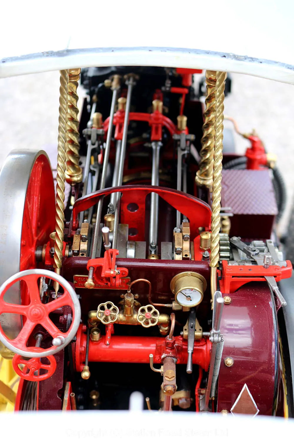 2 inch scale Burrell Gold Medal Showmans tractor