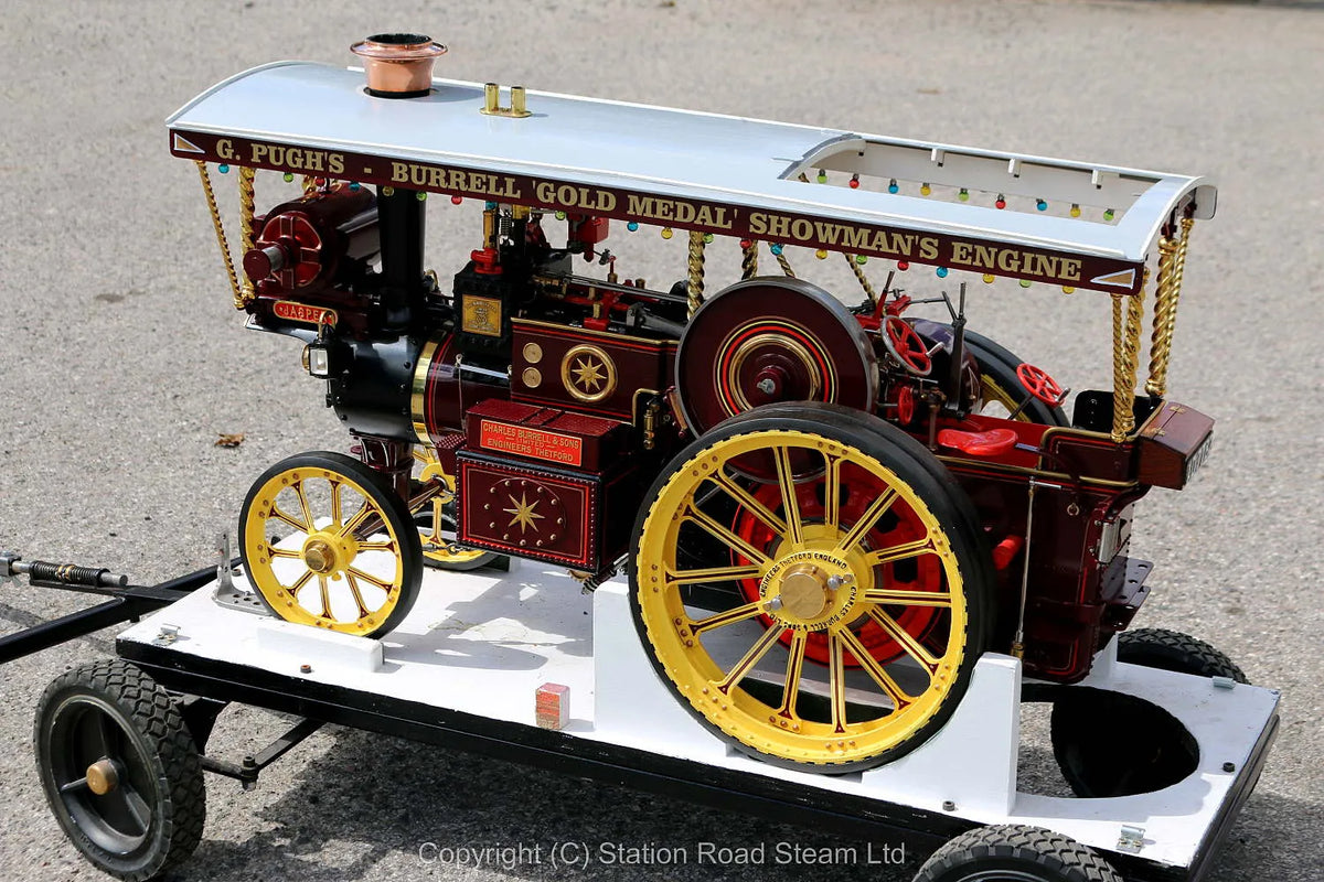 2 inch scale Burrell Gold Medal Showmans tractor