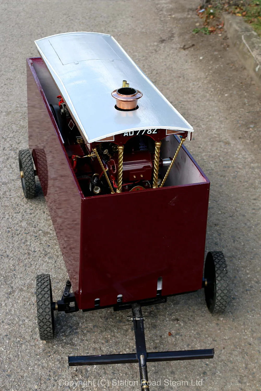 2 inch scale Burrell Gold Medal Showmans tractor