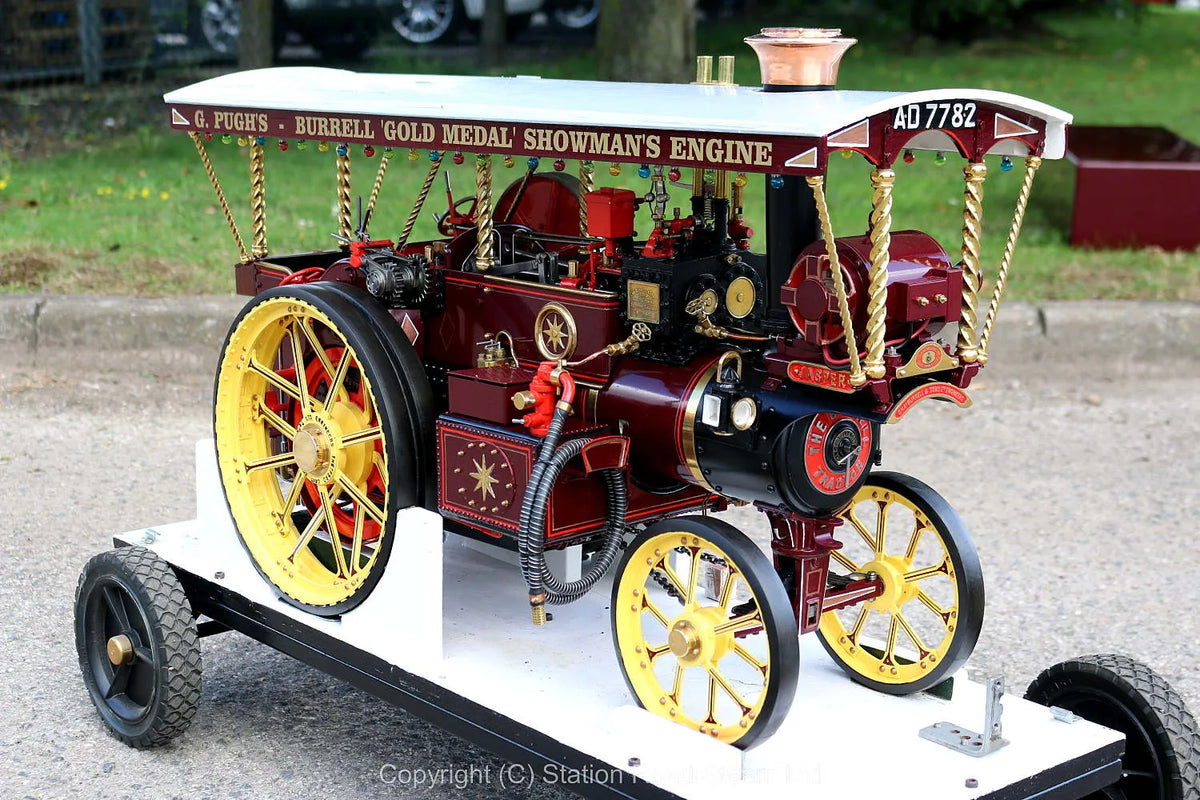 2 inch scale Burrell Gold Medal Showmans tractor