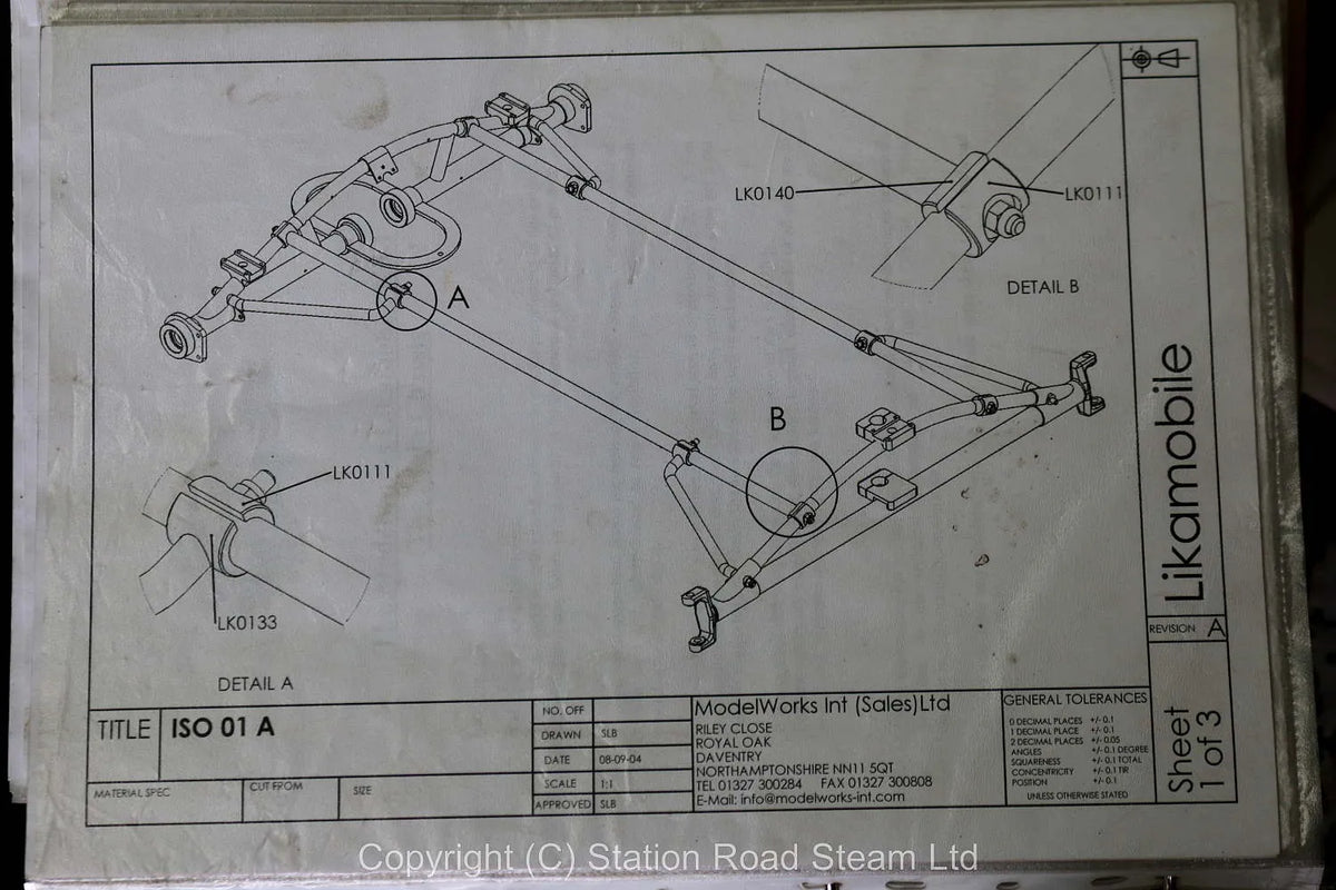 Part-built Likamobile steam car