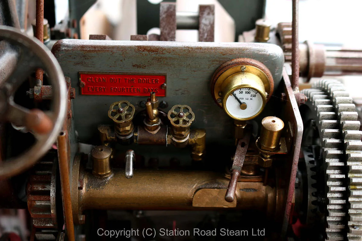 Part-built 2 inch scale Burrell Gold Medal tractor