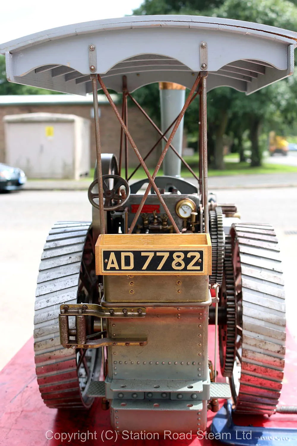 Part-built 2 inch scale Burrell Gold Medal tractor
