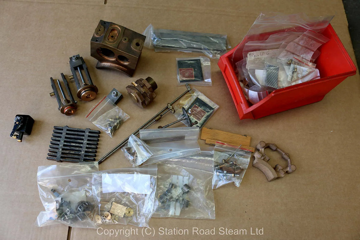 Part-built 2 inch scale Burrell Gold Medal tractor