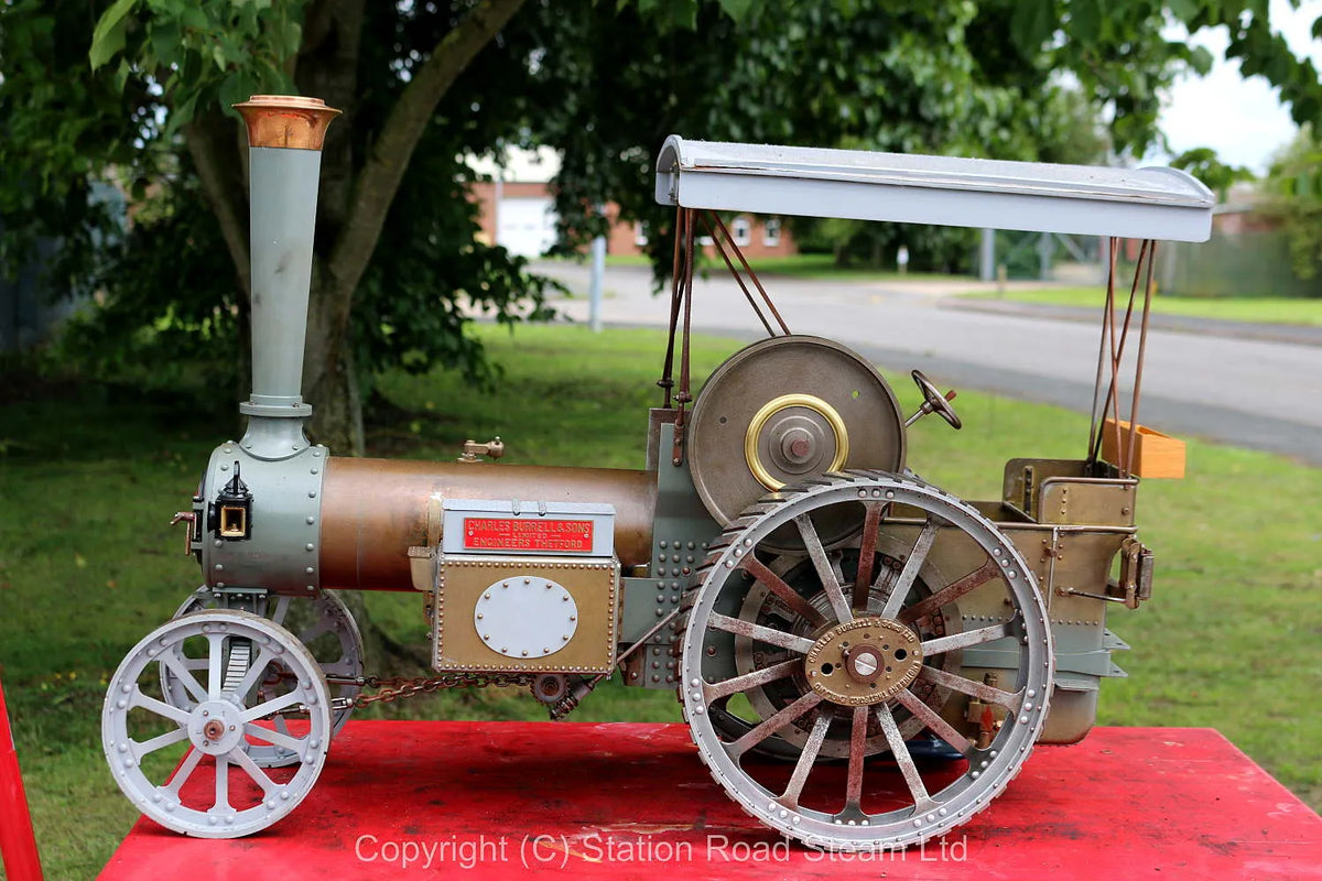 Part-built 2 inch scale Burrell Gold Medal tractor