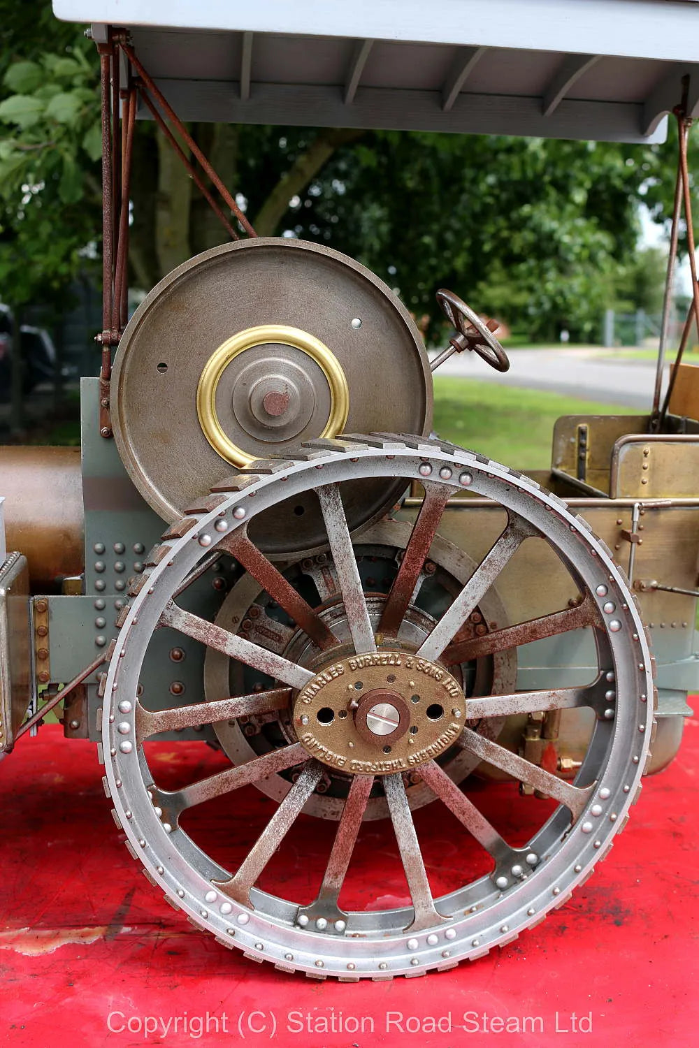 Part-built 2 inch scale Burrell Gold Medal tractor
