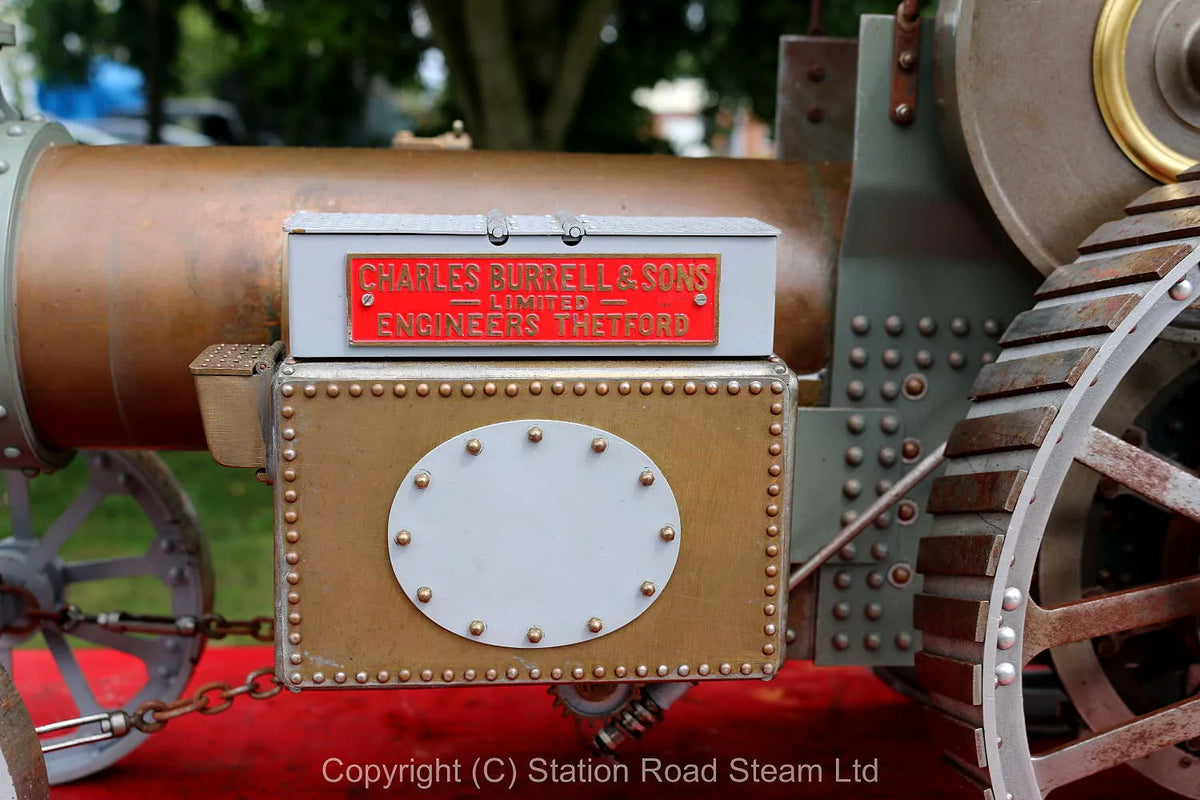 Part-built 2 inch scale Burrell Gold Medal tractor