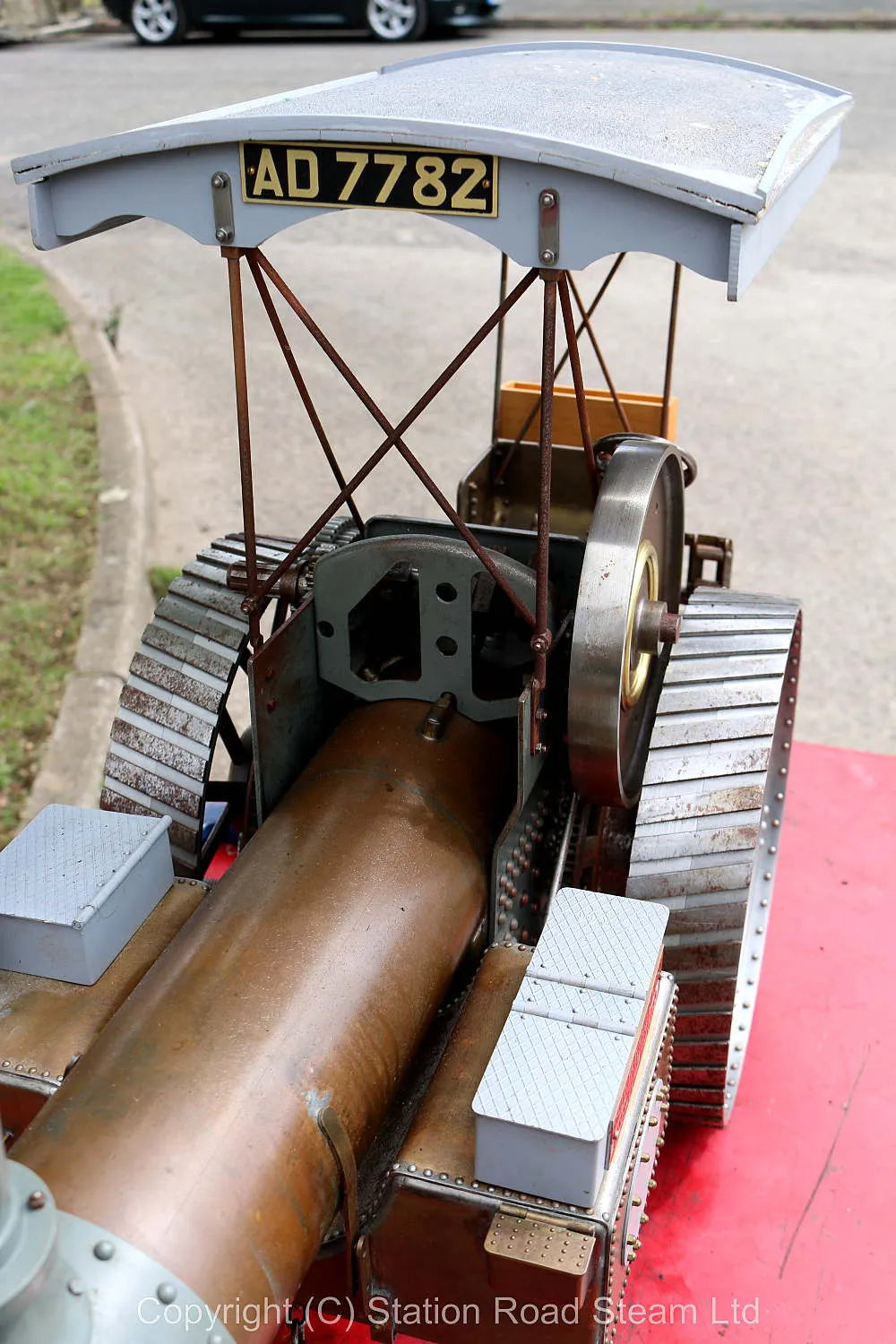 Part-built 2 inch scale Burrell Gold Medal tractor