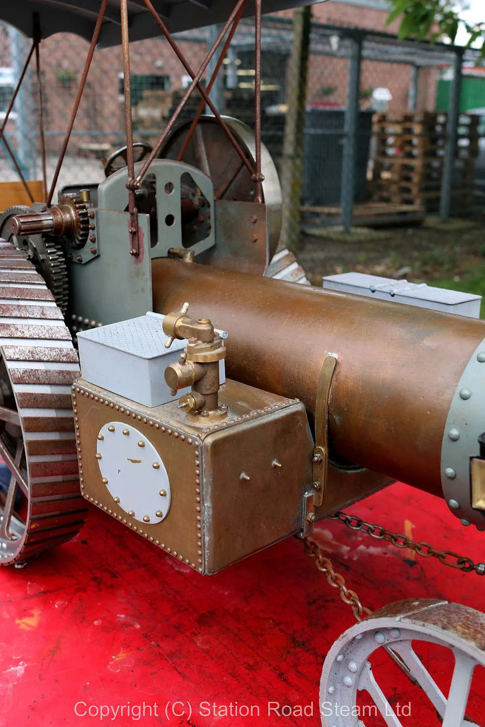 Part-built 2 inch scale Burrell Gold Medal tractor