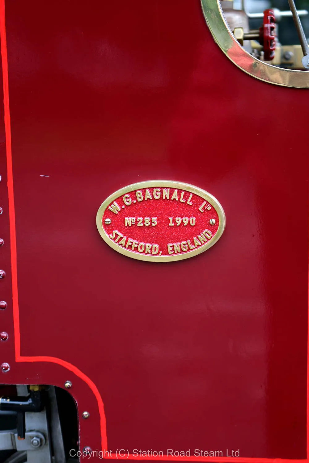 7 1/4 inch gauge Bagnall with driving truck