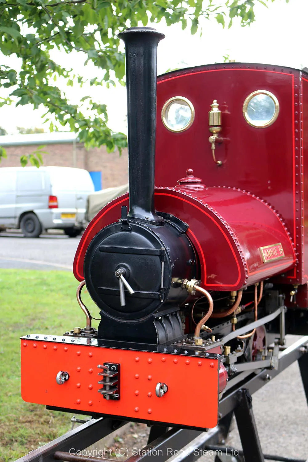 7 1/4 inch gauge Bagnall with driving truck