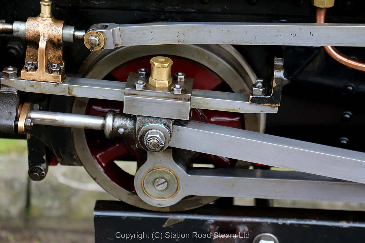 7 1/4 inch gauge Bagnall with driving truck