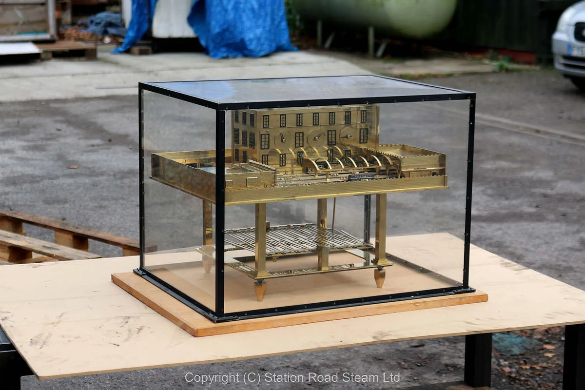 Railway themed Congreve clock