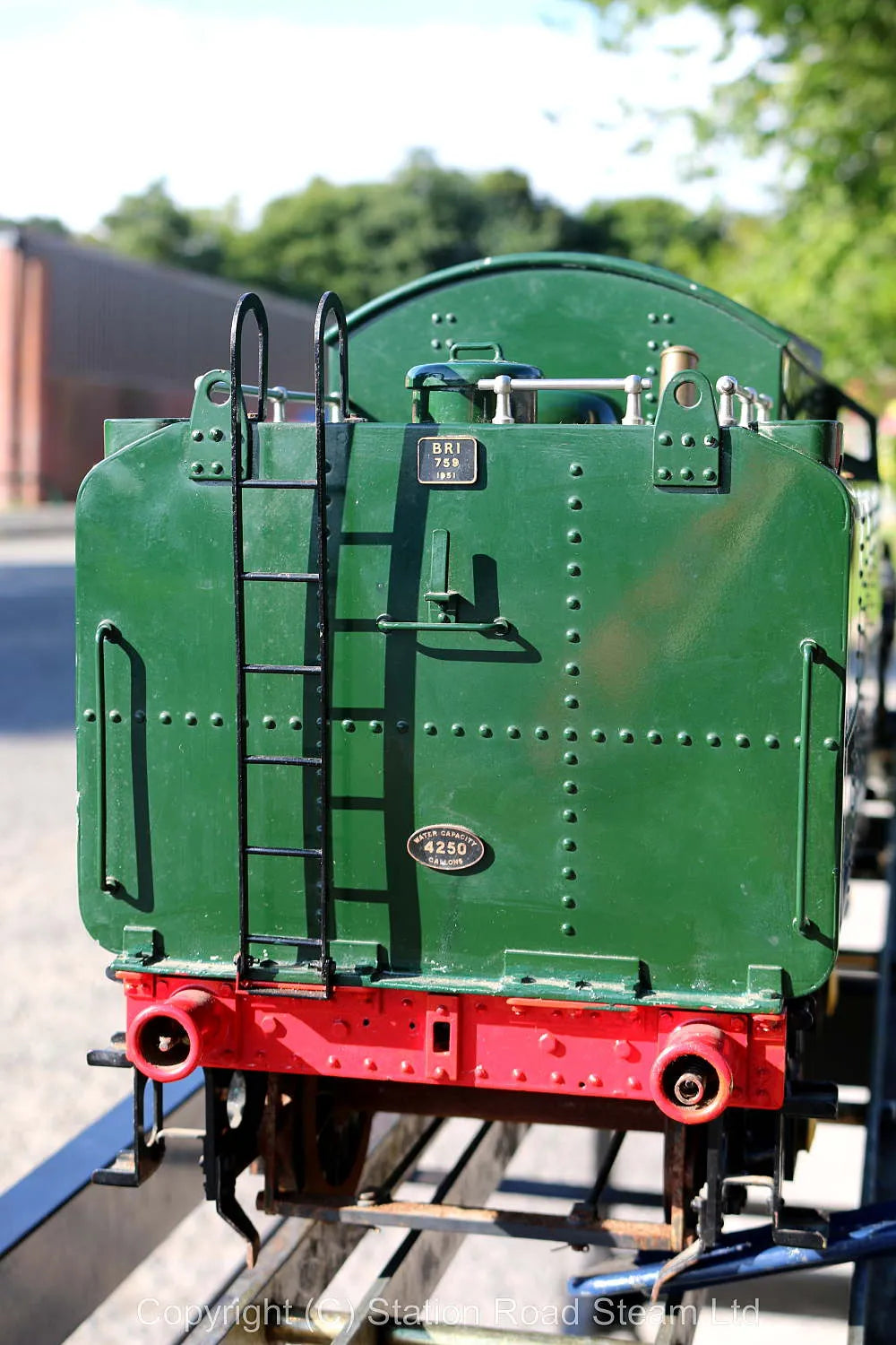 Part-built 5 inch gauge "Britannia" with tender
