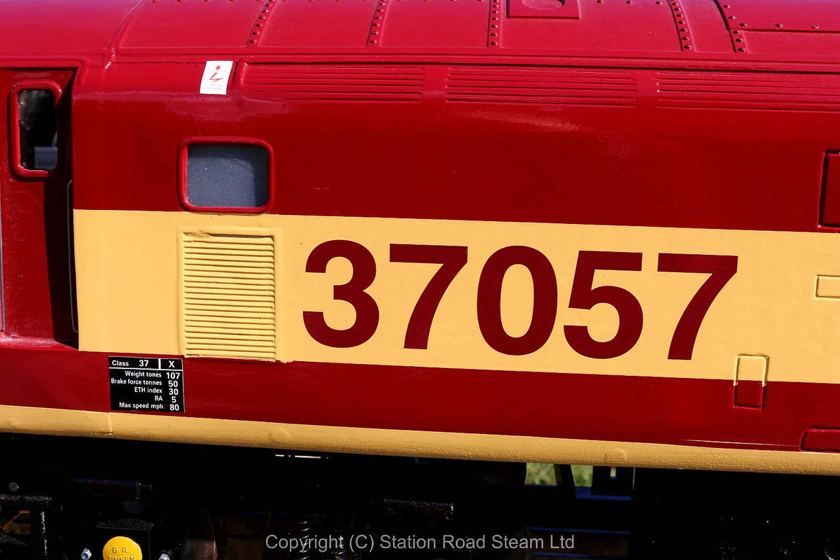 5 inch gauge Class 37 battery electric