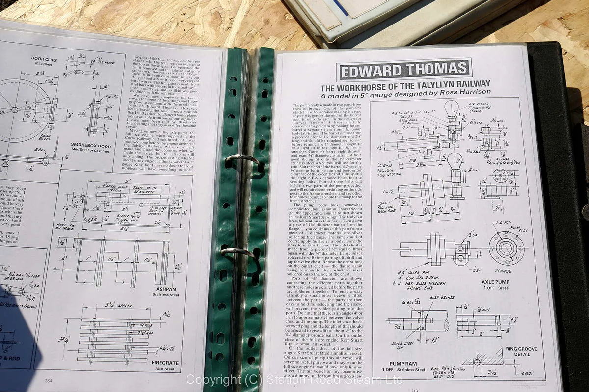 5 inch gauge "Edward Thomas" rolling chassis