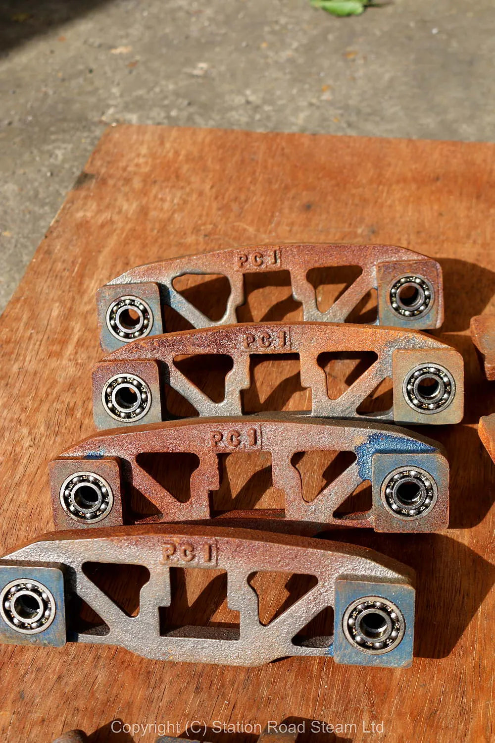 3 1/2 inch gauge bogie castings