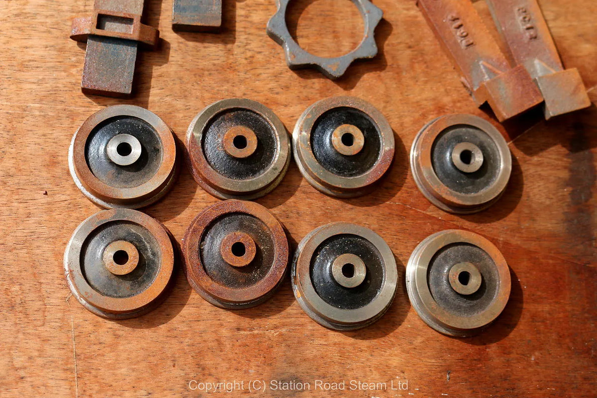 3 1/2 inch gauge bogie castings