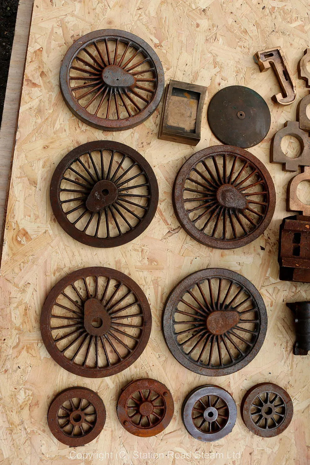 5 inch gauge "Castle" castings