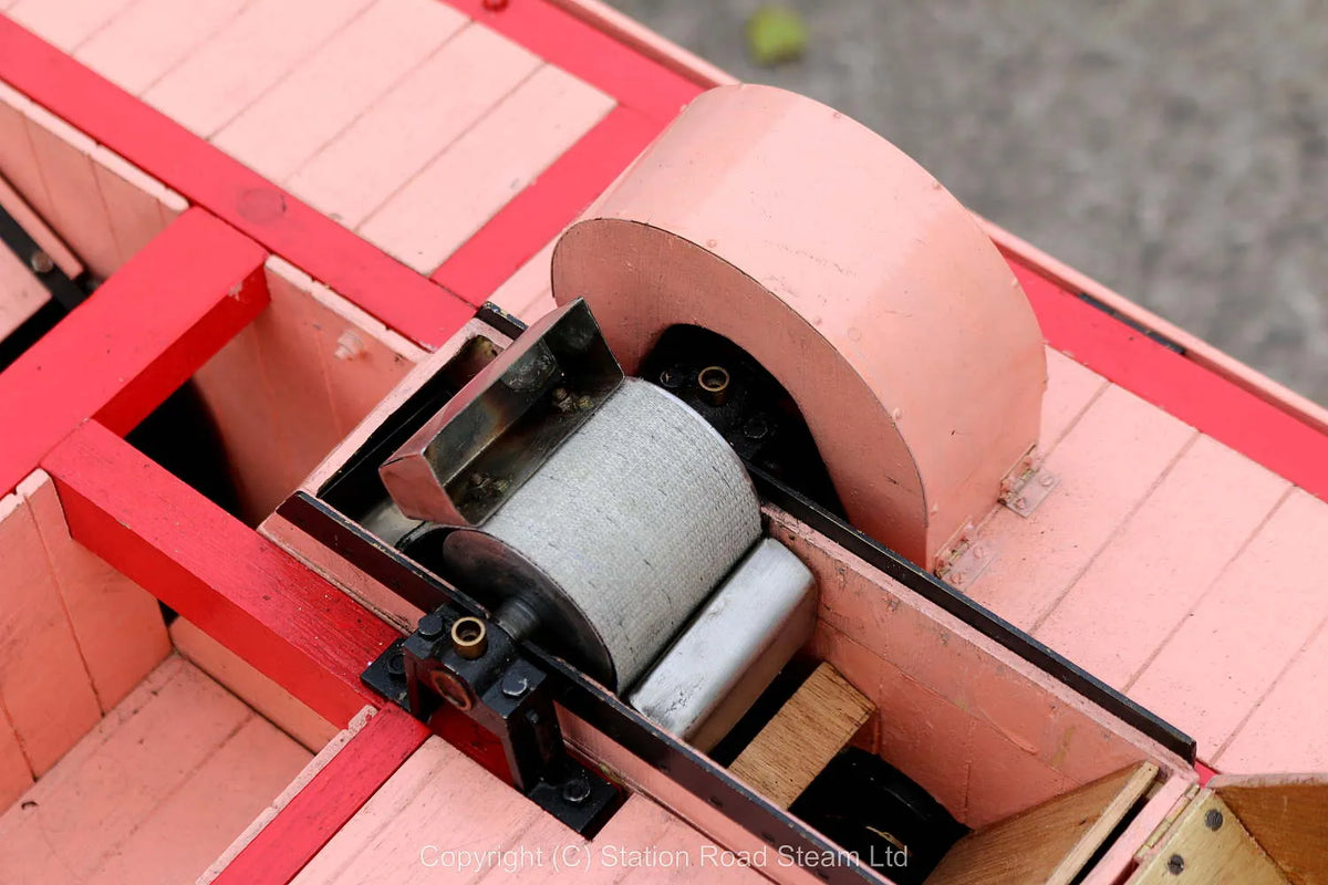 3 inch scale Garrett threshing machine
