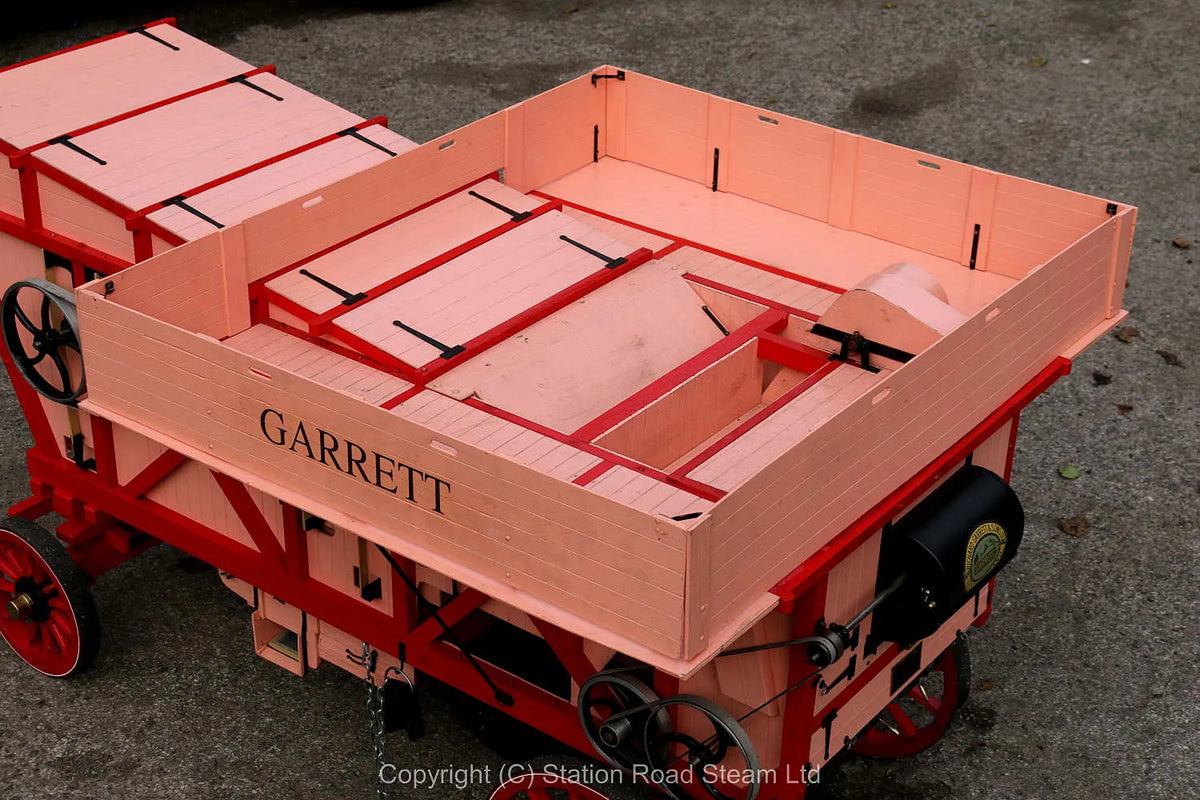 3 inch scale Garrett threshing machine
