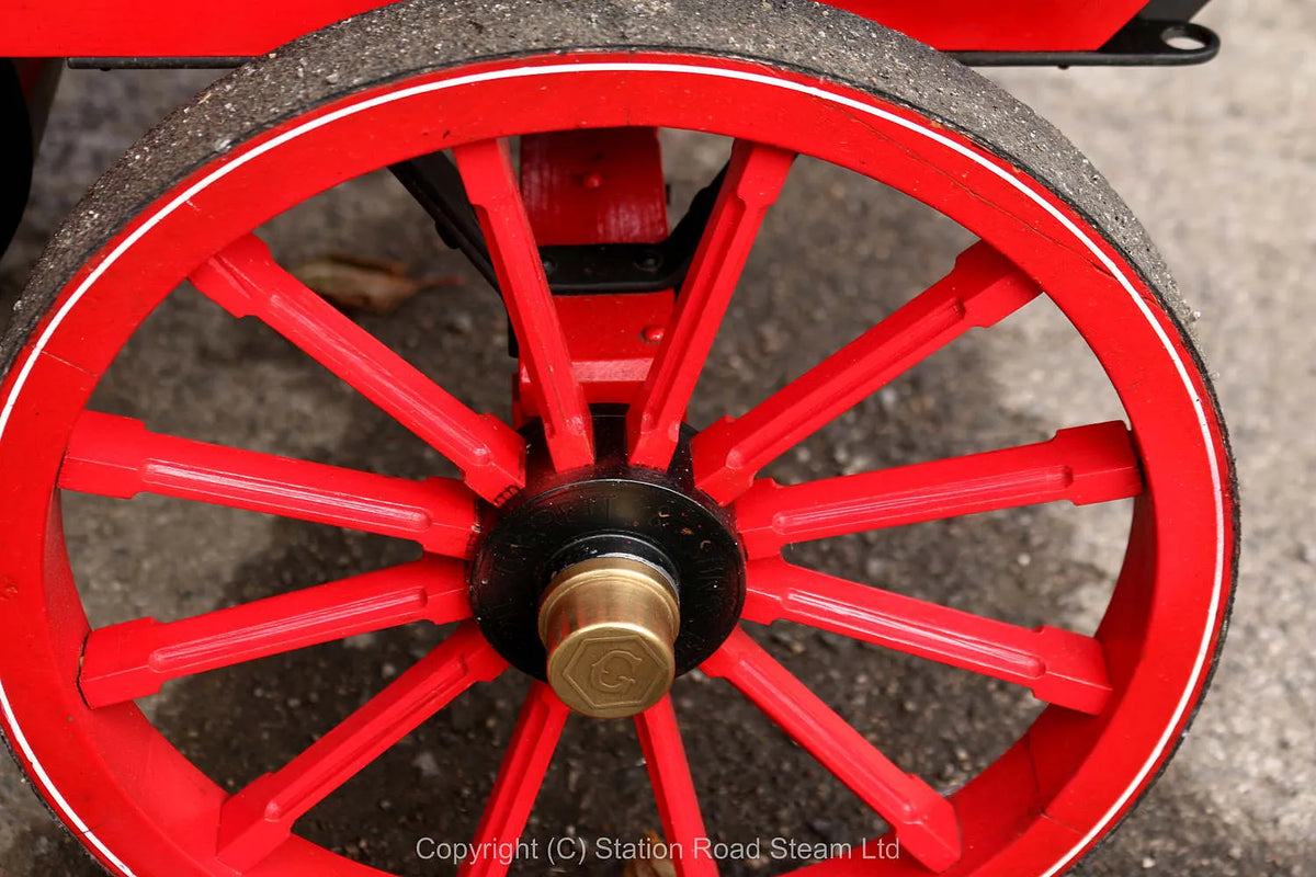 3 inch scale Garrett threshing machine