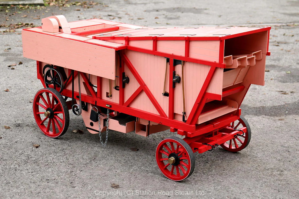 3 inch scale Garrett threshing machine