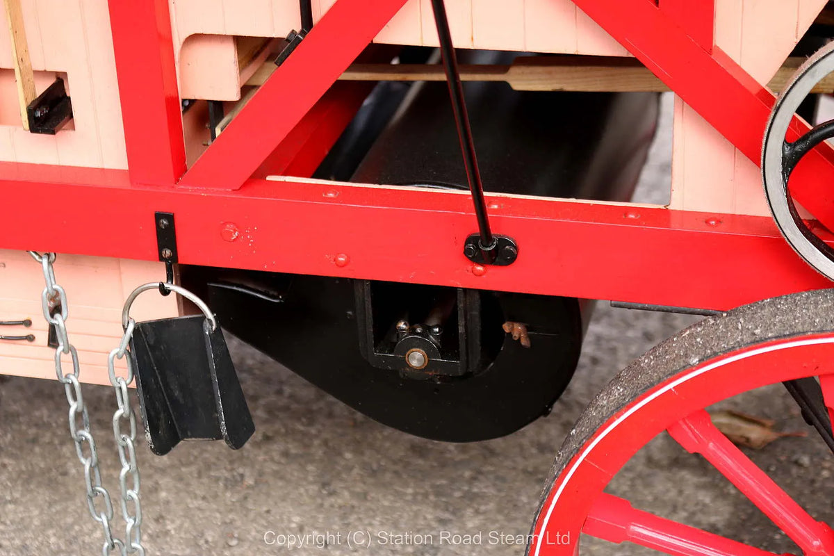 3 inch scale Garrett threshing machine
