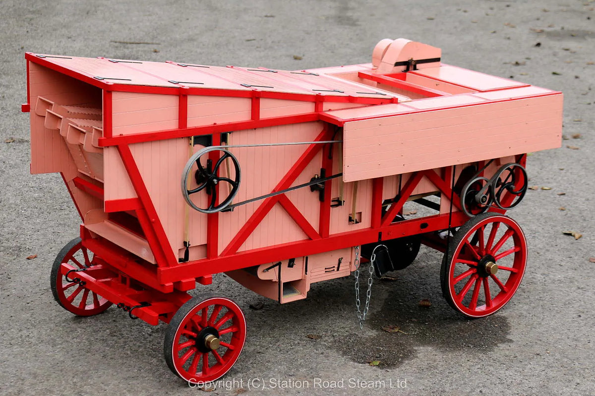 3 inch scale Garrett threshing machine