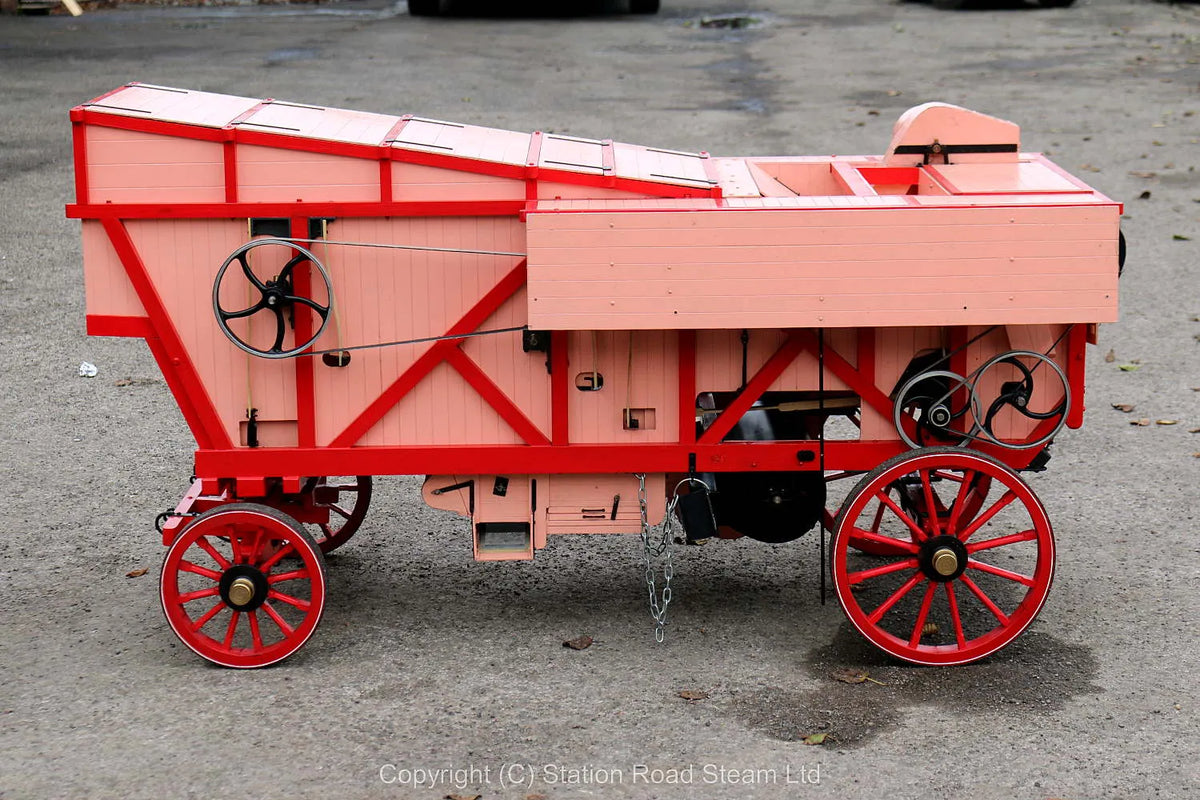 3 inch scale Garrett threshing machine