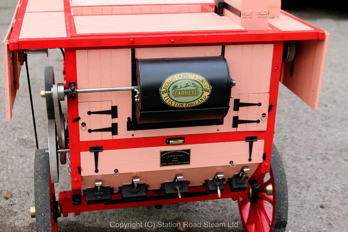 3 inch scale Garrett threshing machine