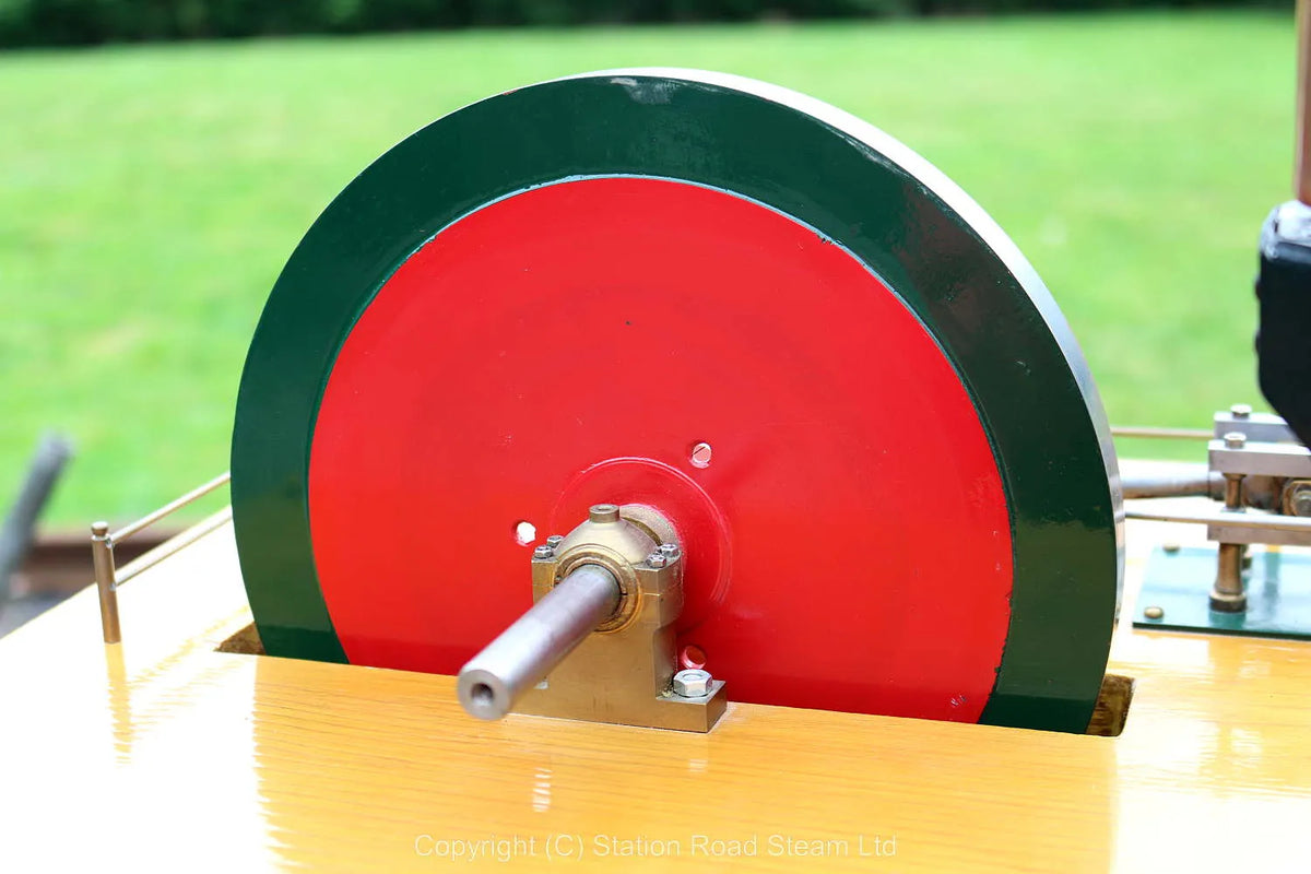 Horizontal mill engine with boiler
