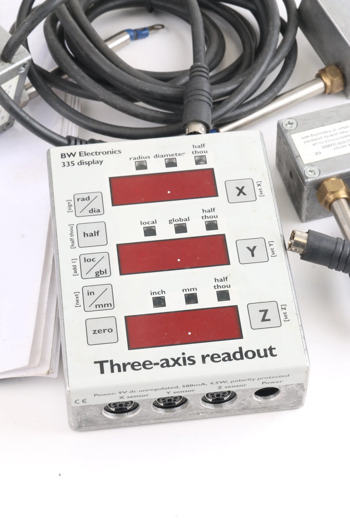 BW Electronics 3-axis digital readout