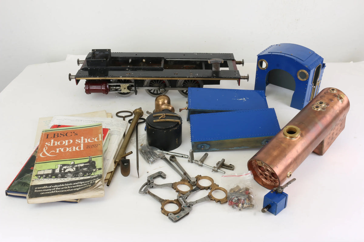 3 1/2 inch gauge part-built "Rob Roy" 0-6-0T, new CE-marked boiler