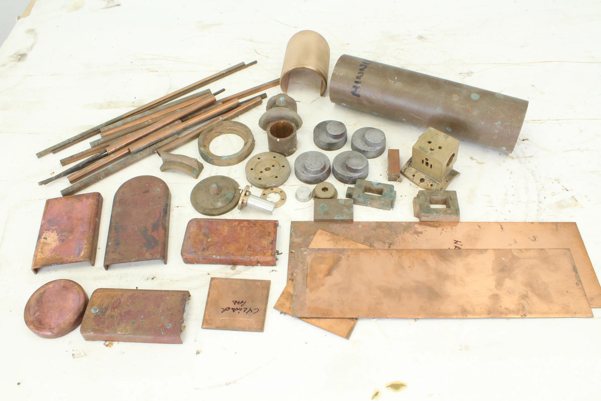 1 inch scale "Minnie" traction engine boiler material & castings