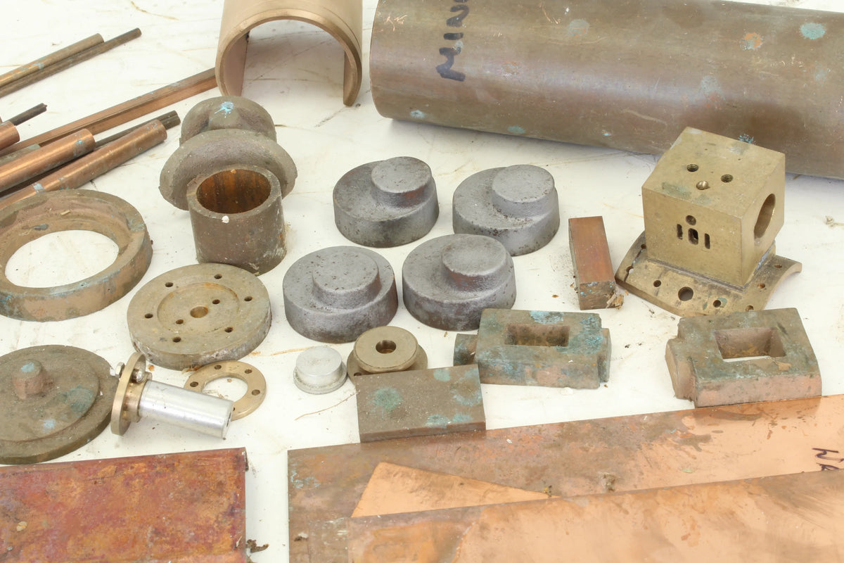 1 inch scale "Minnie" traction engine boiler material & castings