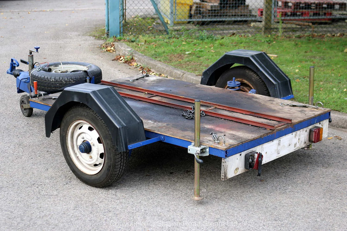 7 1/4 inch gauge fitted road trailer